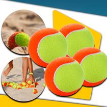 Kit c/ 04 bolas bolinha beach tennis nova profissional tênis - ITECH