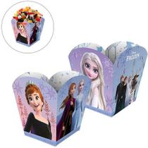 Kit C/ 04 Cachepot Papel Disney Frozen - Regina Festas