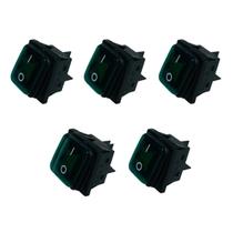 Kit C/ 05 Botôes Interruptor Liga/desliga - Kcd4-s1 20a 250v