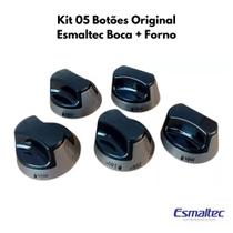 Kit C/ 05 Botões Original P/ Fogão Esmaltec Boca + Forno Kit C/ 05 Botões Original P/ Fogão Esmaltec Boca + Forno