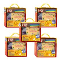 Kit C/ 05 Livro-Box - Fazenda - C/ Canetas E Acess. Atividades Lembrancinha Festa - Bee Kit C/ 05 Livro-Box - Fazenda - C/ Canetas E Acess. Atividades Lembrancinha Festa - Bee