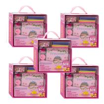 Kit C/ 05 Livro-Box - Princesas - Desenhos e Atividades C/ Canetas E Acess. Festas - Bee Kit C/ 05 Livro-Box - Princesas - Desenhos e Atividades C/ Canetas E Acess. Festas - Bee