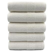 Kit C/ 05 Toalha De Rosto Branca - Maria Tereza - 46x80cm - LMpeter Kit C/ 05 Toalha De Rosto Branca - Maria Tereza - 46x80cm - LMpeter