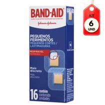 Kit C/06 Band Aid Pequenos Ferimentos Curativo C/16