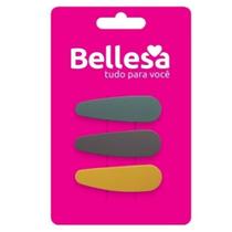 Kit c/06 Cartela de Presilhas Tic Tac fosca 18Un - Bellesa