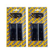 Kit C/ 06 Dobradiça Porta Merkel Pretas 3.1/2