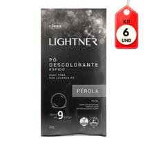 Kit C/06 Lightner Pérola Pó Descolorante 20g