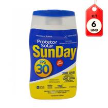 Kit C/06 Nutriex Sun Day Fps30 Protetor Solar 120ml