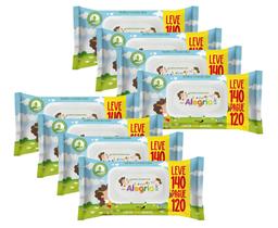 Kit C/08 Lenço Umedecido Turma da Alegria - Leve 140 Pague 120