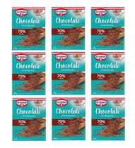 Kit c/ 09un Chocolate em Pó 70% cacau 200g cada - Dr. Oetker Kit c/ 09un Chocolate em Pó 70% cacau 200g cada - Dr. Oetker