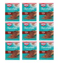 Kit c/ 09un Chocolate em Pó 70% cacau 200g cada - Dr. Oetker