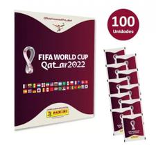 Kit C/ 1 Álbum Brochura + 20 Envelopes de Figurinhas da Copa Do Mundo Qatar 2022 - PANINI