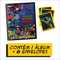 Kit C/ 1 Álbum Brochura + 6 Envelopes De Figurinhas Marvel Comics 2025 Kit C/ 1 Álbum Brochura + 6 Envelopes De Figurinhas Marvel Comics 2025