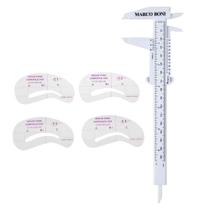 Kit C/ 1 Paquímetro E 1 Kit Design P/ Sobrancelha Marco Boni