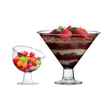 Kit C/ 1 Taça Martine Grande e 1 Taça Inclinada Pequena Kit C/ 1 Taça Martine Grande e 1 Taça Inclinada Pequena