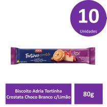 Kit C/10 Adria Tortinha Crostata Cheesecake Frutas Vermelhas