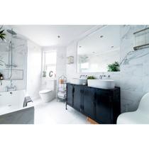 Kit c/10 Barrasmoldura de Teto Rodateto de POLIESTIRENOM6METRO Linear 20m Branco Nmc Pisos