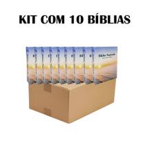 Kit C/ 10 Biblias Sagrada P/ Evangelismo Ed. Promessas 9x13 - Kings Cross