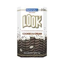 Kit C/ 10 Biscoito Stick Wafer Recheado Look 55g