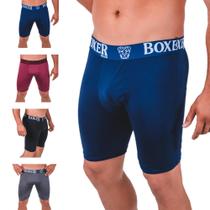 Kit C/10 Boxer Ciclista Luxo Long Cueca Box Confortavel Revenda