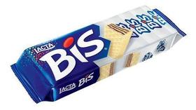 Kit C/10 Caixas Chocolate Branco Bis Lacta 100,8g