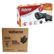 Kit c/ 10 caixas de luvas viniflex, tam:g / cor:preta 10x100 Kit c/ 10 caixas de luvas viniflex, tam:g / cor:preta 10x100