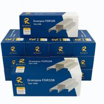Kit c/ 10 Caixas Grampo 26/6 50.000 Unidades