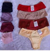 Kit c/ 10 calcinha tanga cores variadas. Tam: M/G. Val moda íntima Kit c/ 10 calcinha tanga cores variadas. Tam: M/G. Val moda íntima