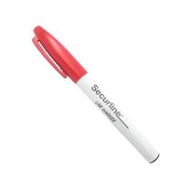 Kit c/10 caneta marc para labor ponta fina vermelha