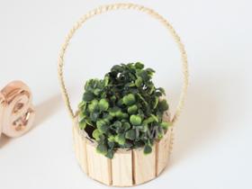 Kit C/10 Cesta De Madeira Fraldeira 10cm Decorativo Presente