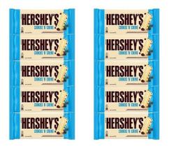 Kit C/10 Chocolate Hershey's Cookies'n'creme 87g