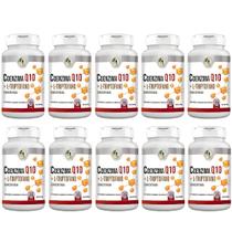 Kit C/10 Coenzima Q10 + L- Triptofano 120 Cáps - Fits Life