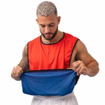 Kit C/10 Coletes Dupla Face de Futebol Treino Jogo 1 Fit