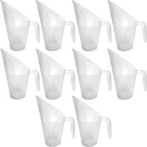 Kit c/ 10 Concha Plástica 100ml Cereais Ração Temperos 9x6cm