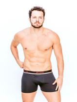 Kit C/ 10 Cuecas Boxer Lisa D'Luxe - Multicolorido Kit C/ 10 Cuecas Boxer Lisa D'Luxe - Multicolorido