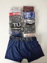 Kit C/10 Cuecas Boxer Tuffer microfibra P