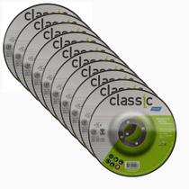 Kit c/ 10 discos desbaste 4.1/2" - classic bda600 - norton