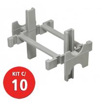 Kit C/ 10 Espaçador P/ Bloco Vidro Cinza Cortag Kit C/ 10 Espaçador P/ Bloco Vidro Cinza Cortag