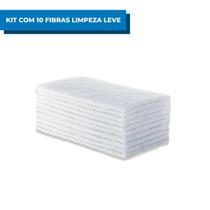 Kit C/10 Fibra Tinindo De Limpeza Leve 3m 102x230mm Bucha Esponja Multiuso Limpeza Delicada Louça