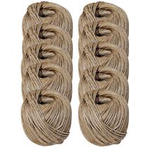 KIT C/10 Fio Barbante Rami 4mm Aprox. 130 Mts Artesanato