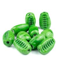 Kit c/ 10 Firmas de Buzios 22 mm Verde Murano Guias Kit c/ 10 Firmas de Buzios 22 mm Verde Murano Guias