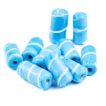 Kit c/ 10 Firmas Lisa 22mm Azul Claro e Branco Murano Guias Kit c/ 10 Firmas Lisa 22mm Azul Claro e Branco Murano Guias