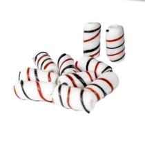 Kit c/ 10 Firmas Lisa 22mm Tricolor Umbanda Murano Guias