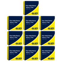 Kit c/ 10 Fita Veda Rosca 18mm x 10m - Akato