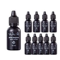 Kit c/10 Gotas Secantes Seca Esmalte 2 Minutos para Unhas 10ml Vult Kit c/10 Gotas Secantes Seca Esmalte 2 Minutos para Unhas 10ml Vult