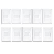 Kit C/ 10 Interruptores 1 Tecla Simples 4x2 - Fame Evidence Kit C/ 10 Interruptores 1 Tecla Simples 4x2 - Fame Evidence