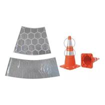 Kit C/ 10 Jogos Faixa Refletiva P/ Cone De 75