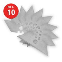 Kit c/ 10 Lâminas Para Estilete Trapezoidal Beltools Kit c/ 10 Lâminas Para Estilete Trapezoidal Beltools