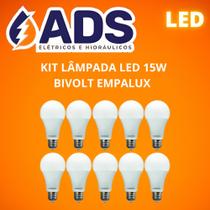 kit c/ 10 lampada led 15w Empalux