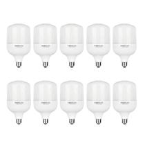 Kit c/ 10 lampadas led bulbo 40w - fortled